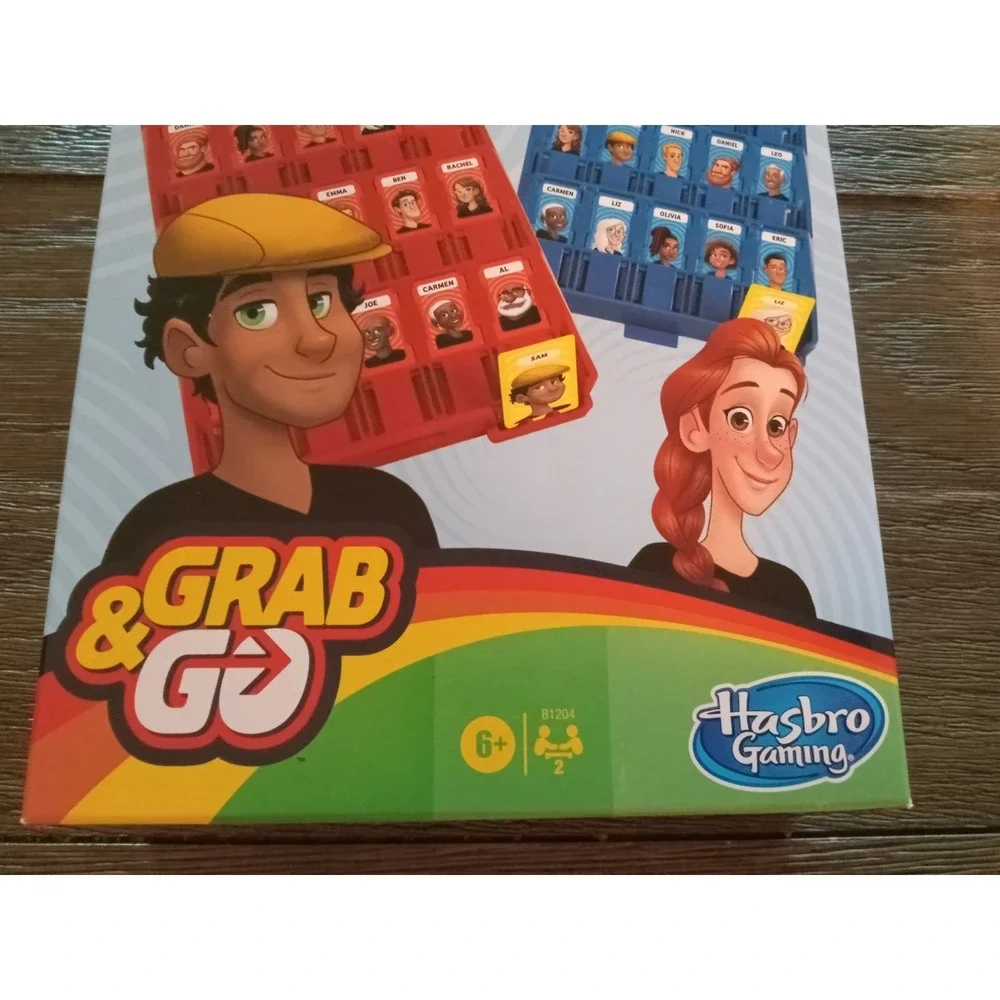 Hasbro Guess Who? Grab And Go Travel Board Game Ages 6+ NEW